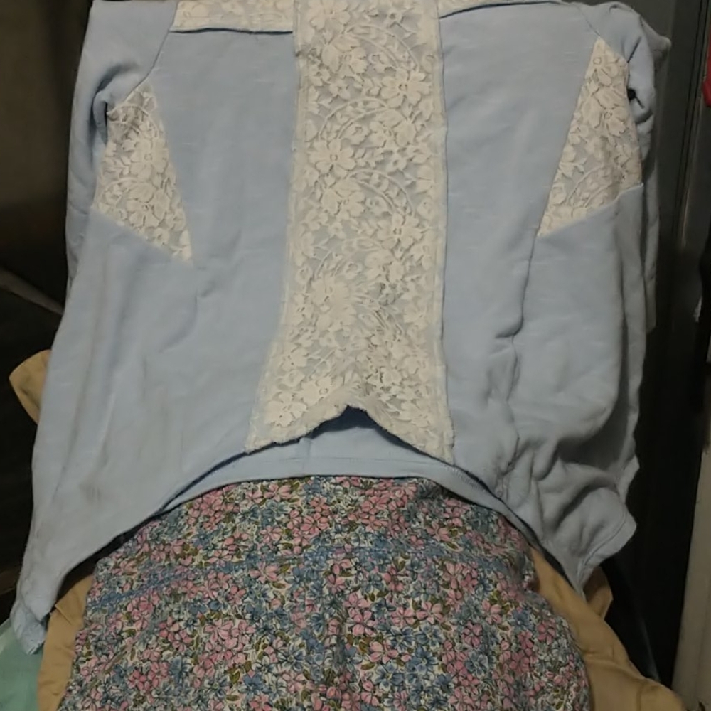 Dress shirt and shorts